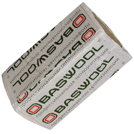 Утеплитель базальтовый BASWOOL Лайт 45 6 плит 1200x600, 100мм
