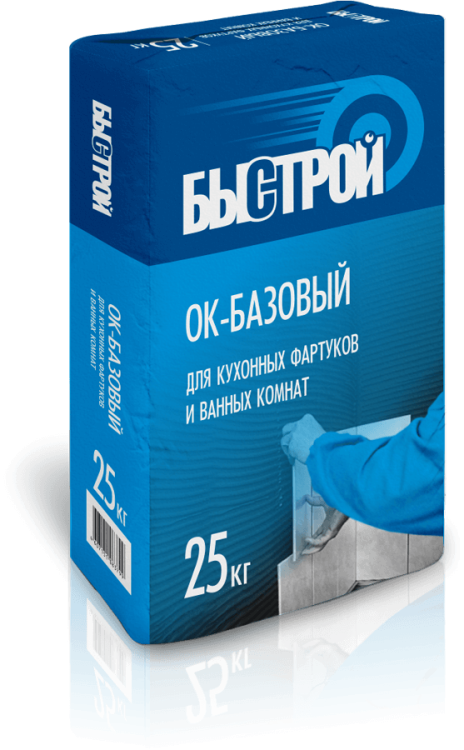 Клей плиточный Быстрой ОК-базовый, 25 кг