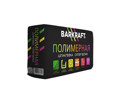 Шпаклевка полимерная Баркрафт (Barkraft), 25 кг