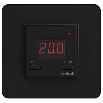 Терморегулятор для теплого пола Welrok az, Wi-Fi, черный