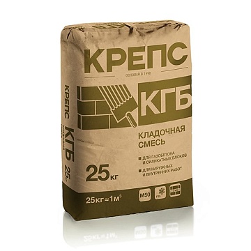 Смесь кладочная Крепс КГБ, 25 кг