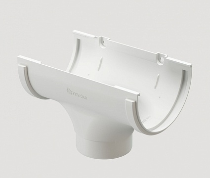 Воронка водосточная пластиковая Docke Standard 120/80 мм, белый