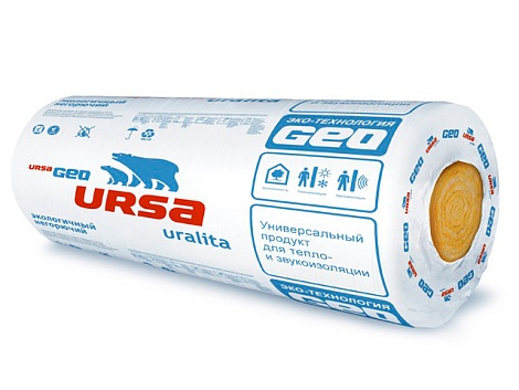 Утеплитель Урса GEO 41 RN М-11 10000х1200х100 мм, 12 м²