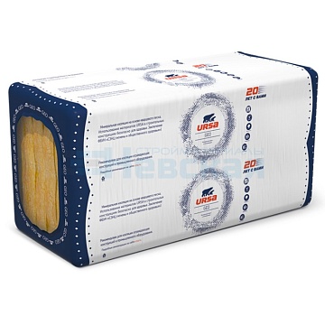 Утеплитель Урса GEO 32 PFB Фасад 1250х600х50 мм, 12 шт/уп, 9 м²