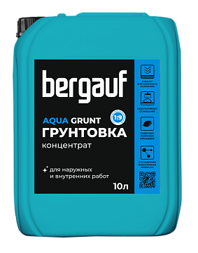 Грунтовка-концентрат Bergauf (Бергауф) Aqua Grunt U, 10 л