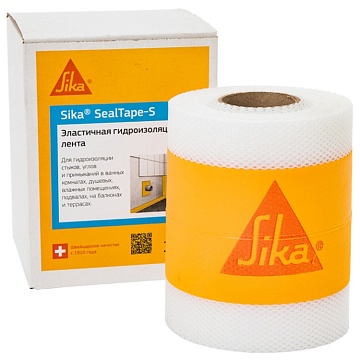 Лента гидроизоляционная эластичная Sika SikaSeal Tape S, 10 м