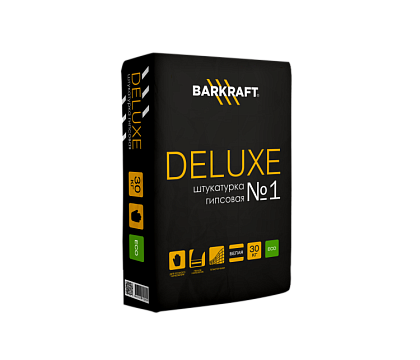 Штукатурка гипсовая ручного нанесения Баркрафт (Barkraft) Deluxe, 30 кг