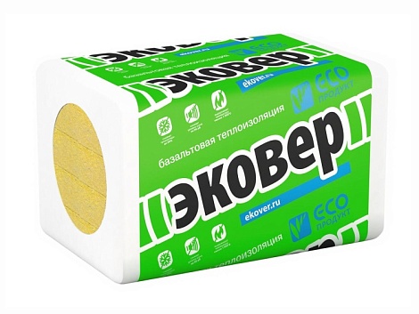 Утеплитель Эковер Кровля 1000х600х50 мм, 8 шт/уп, 4,8 м²